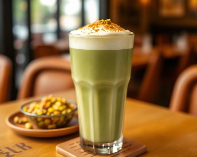 Iced Pistachio Latte